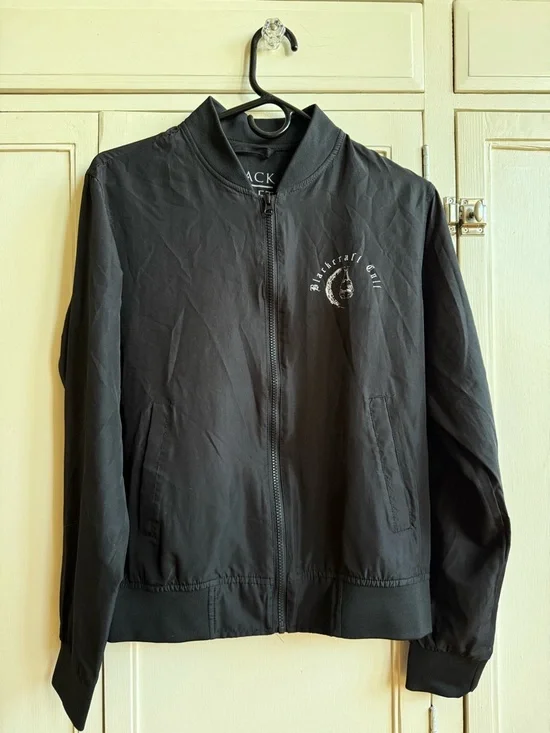 RARE Blackcraft Cult Release the Bats Bomber Jacket with Bat Print - Picture 2 of 7